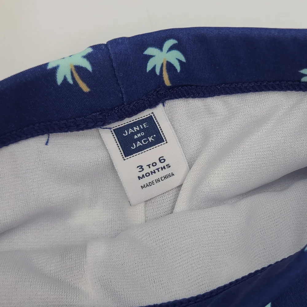 Janie and Jack Euro swim trunks size 3-6 months